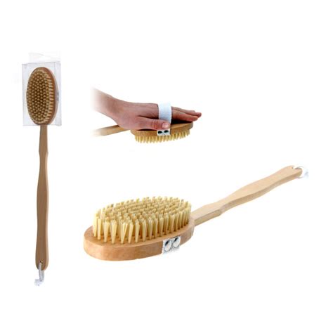Coutu™ Brosse pour le dos (Wooden bamboo back brush)